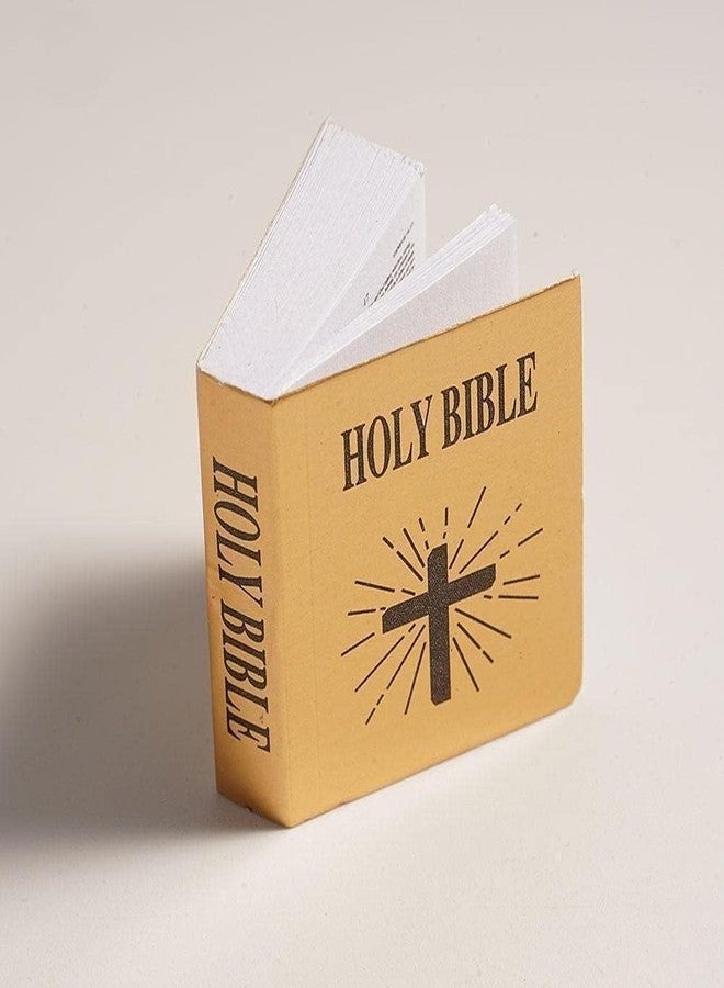 كتاب جيب صغير من الكتاب المقدس، بمقياس 1/12، مناسب لبيت الدمى، رف كتب مصغر، ملحقات مكتبة غرفة النوم، أثاث بيت الدمى، دمى وملحقاتها، ديكورات - Image 1